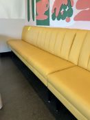84IN METAL FRAMED BANQUETTE SEAT
