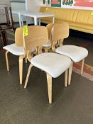GUS MODERN PADDED WOOD-FRAMED CHAIRS