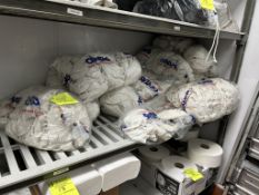 GROUP OF DISH RAGS IN CINTAS BAGS