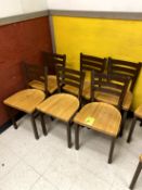 WOOD SEAT CAFÉ CHAIRS
