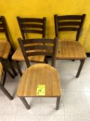 WOOD SEAT CAFÉ CHAIRS