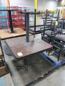 cafe tables w/ laminate top