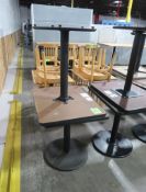 cafe tables w/ laminate top