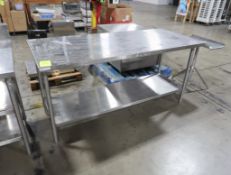 stainless table w/ undershelf