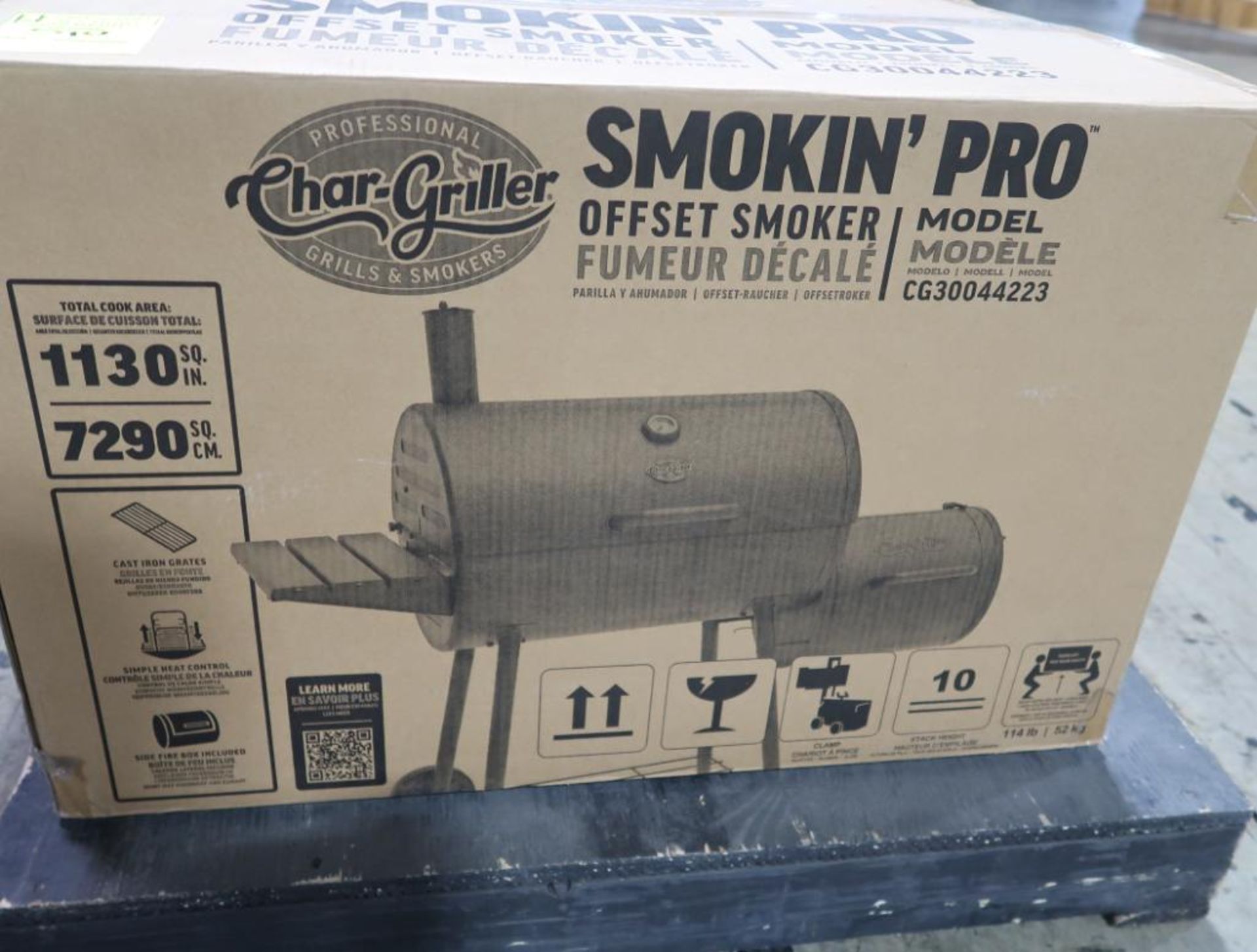 Char-Griller Smokin' Pro offset smoker - Image 2 of 2
