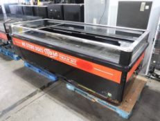 Hussmann med temp self-contained island cooler