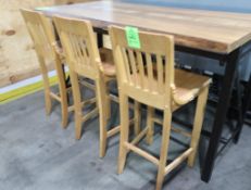 wooden high chairs