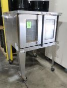 BKI convection oven, on stand