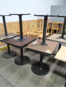 cafe tables w/ laminate top