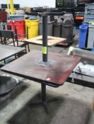 cafe tables w/ laminate top