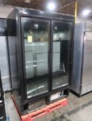 Hussmann 2-door freezer, self-contained- sold by the door