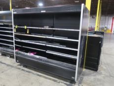 Hussmann multideck refrigerated case, 8' case