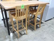 wooden high chairs