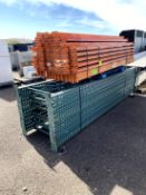 TEN SECTIONS OF PALLET RACKING