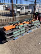 FIVE SECTIONS OF PALLET RACKING