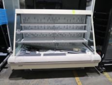 Hill Phoenix low profile multideck refrigerated case, 7' case