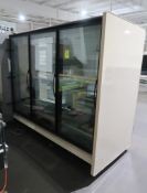 Hill Phoenix low temp glass door reach-in case, sold by the door (3)