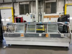 Hill Phoenix curved glass deli case, 12' case