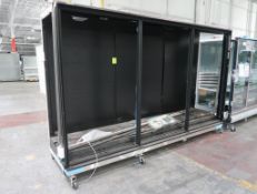 Hill Phoenix medium temp glass door reach-in case, 12' case, no doors