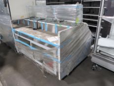 Hill Phoenix low profile multideck refrigerated case w/ prep area, 6' case