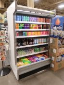 Arneg multi-deck refrigerated case, 4' case