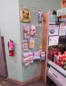 wall-mount merchandising rack