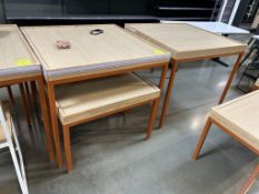 40IN X 40IN X 36IN MERCHANDISING TABLES