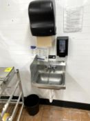 HAND SINK W/ PAPER TOWEL/SOAP DISPENSER