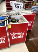 PORTABLE DISPLAY BIN (CONTENTS NOT INCLUDED)