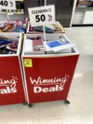 PORTABLE DISPLAY BIN (CONTENTS NOT INCLUDED)