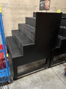 4 TIER METAL BAKERY DISPLAY ON CASTERS