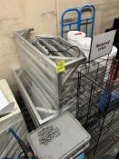 PALLET OF 4' DUNNAGE RACKS & 1 - SMALL 5 TIER PAN RACK