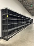 62FT OF LOZIER WALL SHELVING