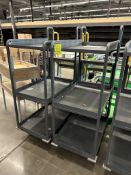 STOCKING CARTS W/ LADDERS