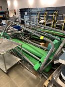 GROUP OF DISMANTLED CART CORRALS