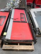 crash doors in steel door frames