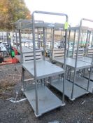 stocking platform w/ shelves