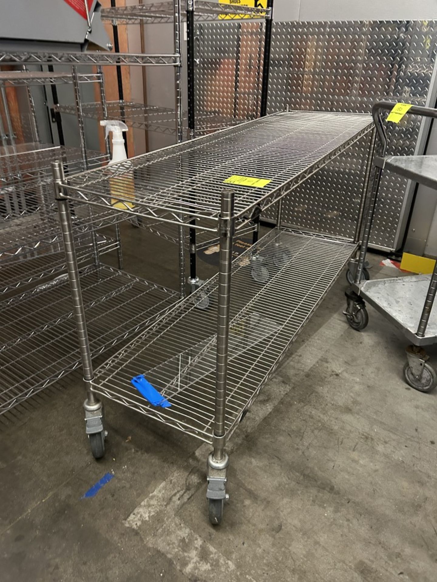 60IN X 18IN X 35IN METRO RACK ON CASTERS