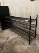 4 TIER WIRE STORAGE RACK