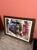 FRAMED AND MATTED PRINT