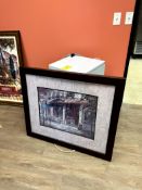 FRAMED AND MATTED PRINT