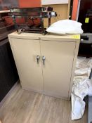 TWO DOOR METAL CABINET
