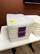 GROUP OF PLASTIC CONTAINERS