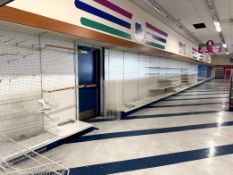 109FT RUN OF LOZIER WALL SHELVING