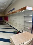 56FT RUN OF LOZIER WALL SHELVING