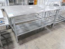 Stainless Steel Table w/ undershelf