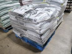 pallet of New Earth black mulch
