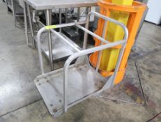 aluminum sheet pan cart