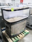 Stark lobster tank, on casters