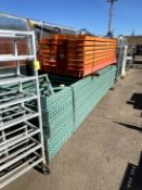 TEN SECTIONS OF PALLET RACKING